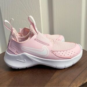 Nike Flex Runner 3 Toddler size 8C Pink White Slip On Shoes FN1449-601